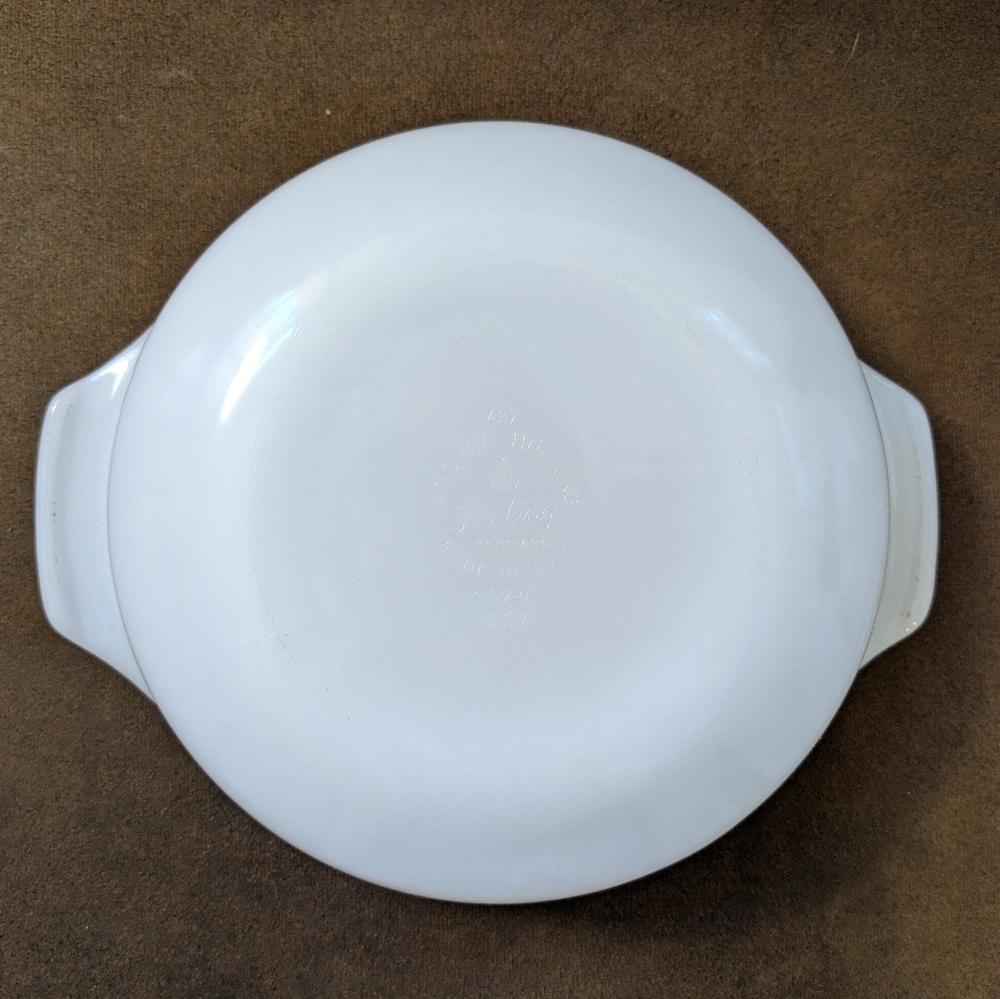 MCM Fire King Anchor Hocking round lidded candle glow 437 1.5 qt casserole - Picture 4 of 10